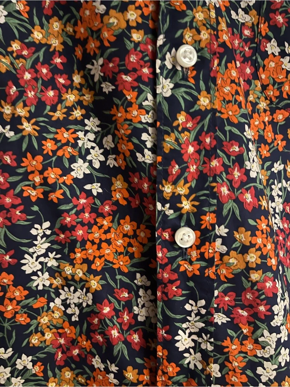 J Crew Liberty Floral Botanical Shirt - Slim- Medium